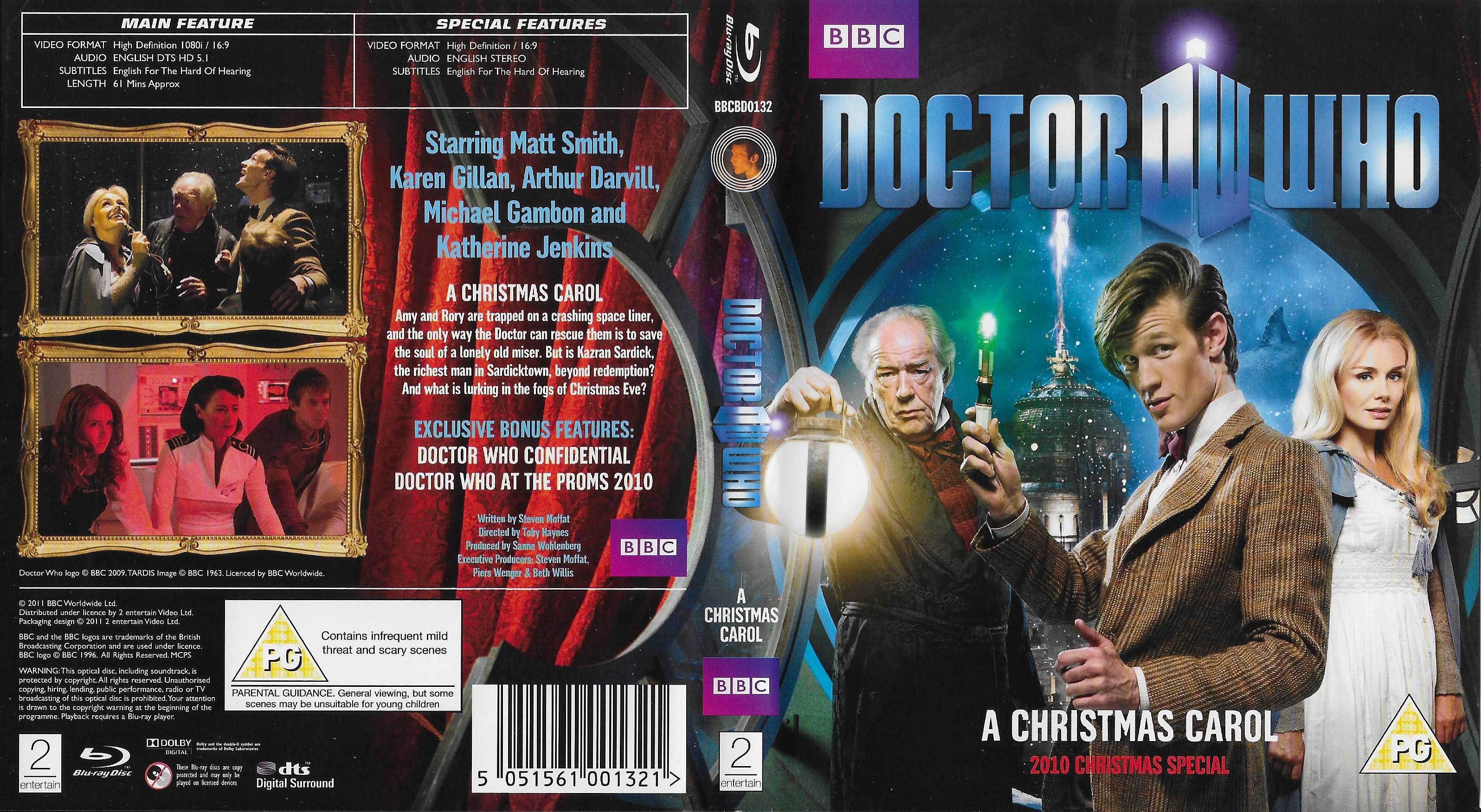 Picture of BBCBD 0132 Doctor Who - A Christmas carol by artist Steven Moffat from the BBC records and Tapes library